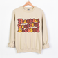thankful grateful groovy sweatshirt