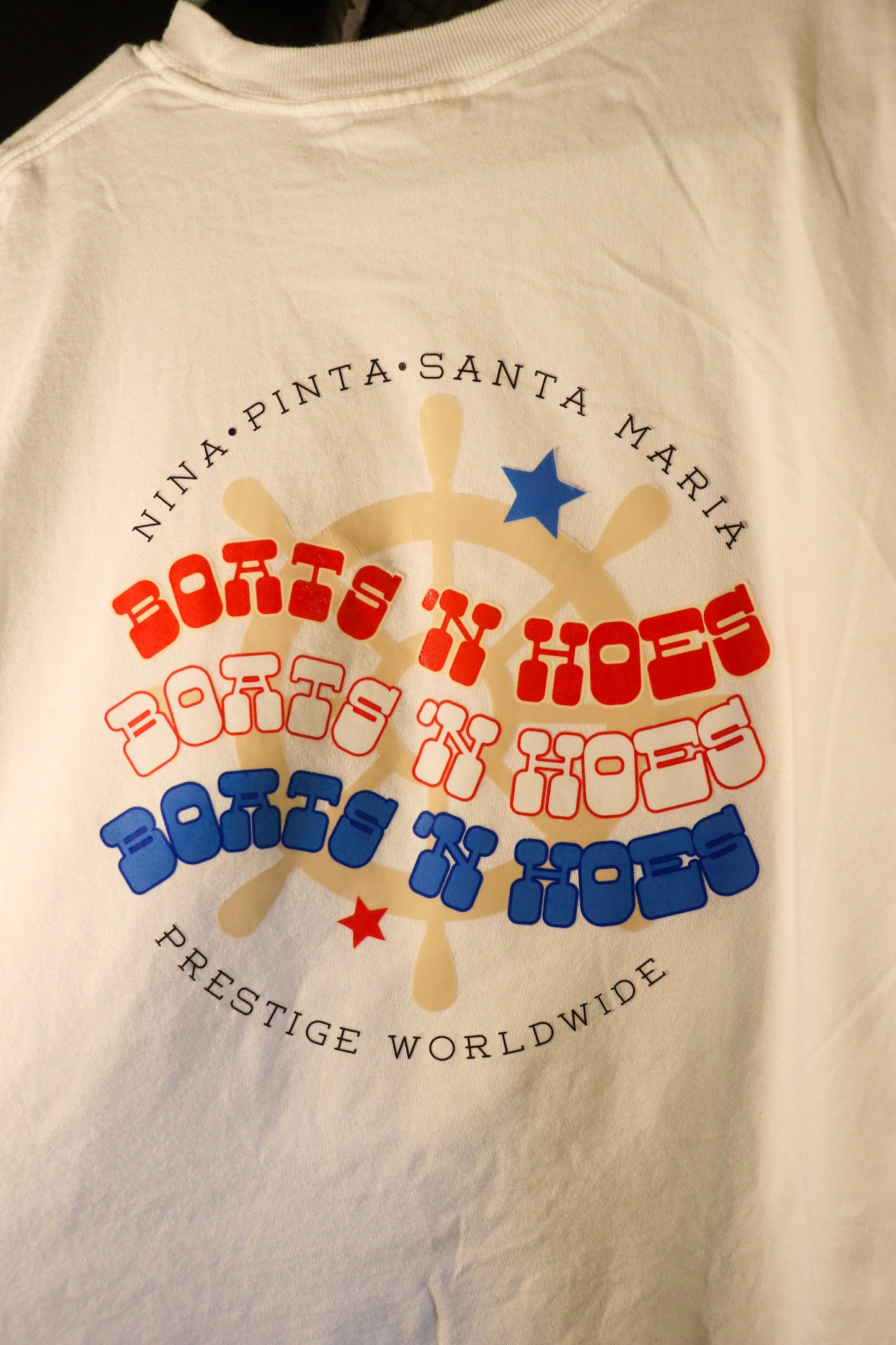 step brothers boating t-shirt prestige worldwide t-shirt